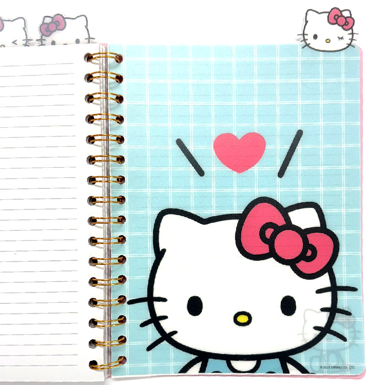 ハローキティ スパイラル ノート 日記帳 ジャーナル タブ付き B5 96枚