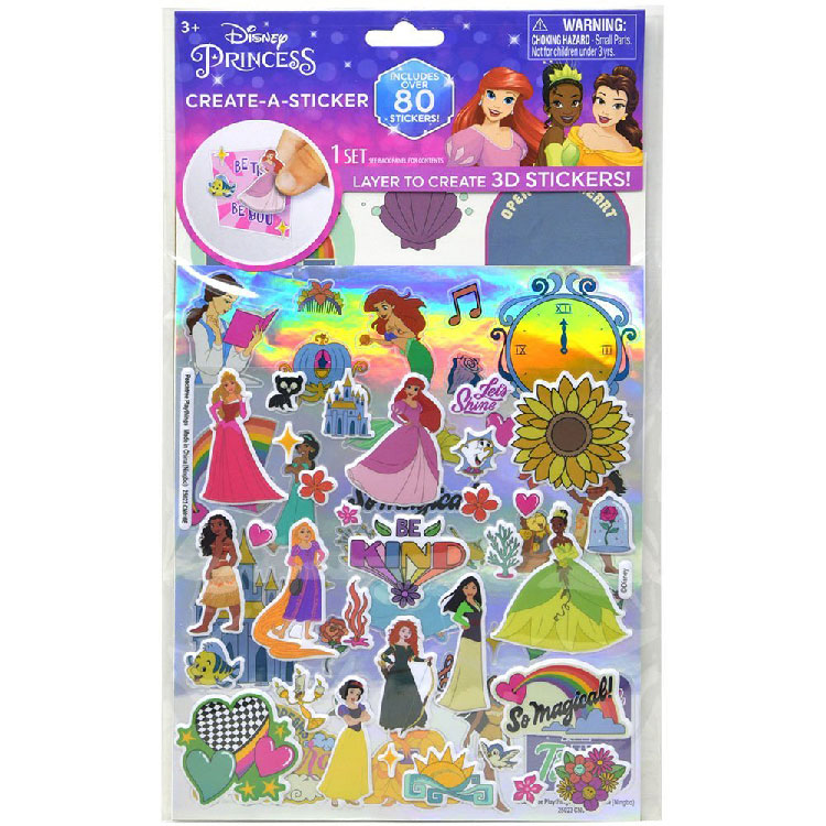 Disney（ディズニー） プリンセス ミッキー ミニー アナ雪 シール 80