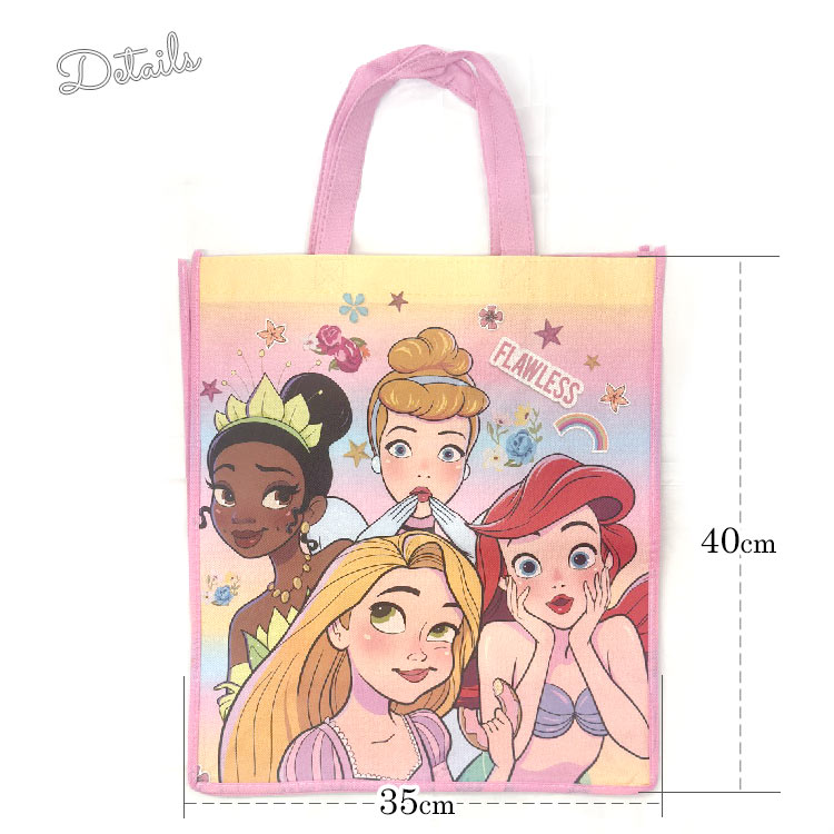 Disney（ディズニー） 不織布バッグ ハンドバッグ プリンセス エコ