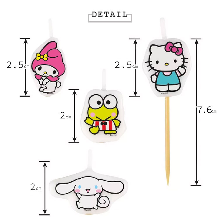 ハローキティ キャンドル セット ろうそく パーティグッズ キティ