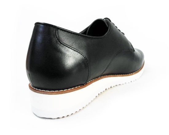 que shoes プレーン Lサイズ　白　日本製　本革 que（キュー）