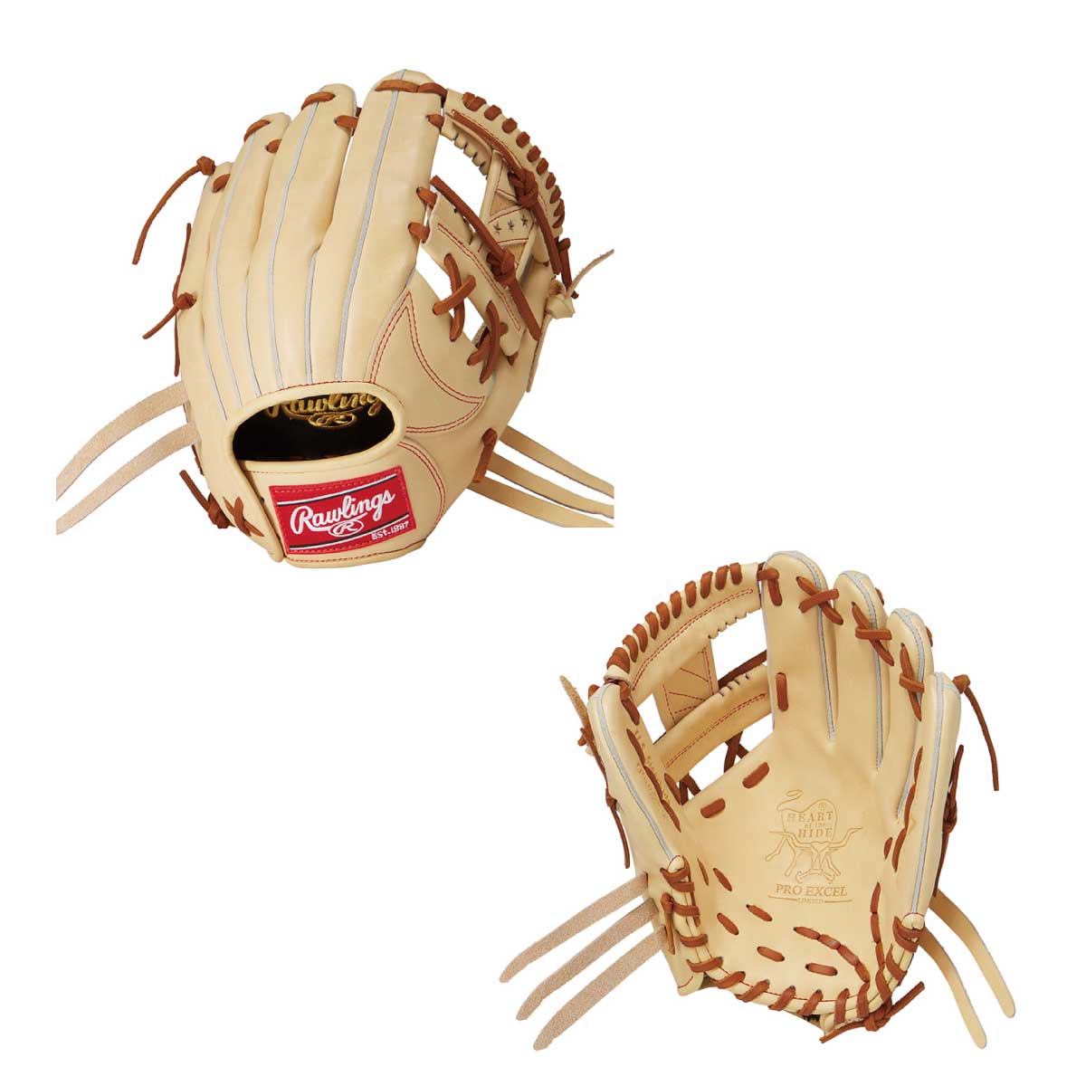 ローリングス　軟式グローブ ローリングス Rawlings 軟式 HOH PRO EXCEL 内野手用 GR4HEN6X