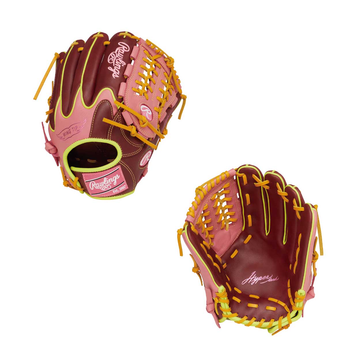 【美品❗️】Rawlings 野球グローブ ファーストミット　黒/ピンク　軟式 楽天市場】ファーストミット ピンクの通販