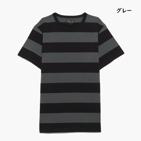 【送料無料】【ラッピング無料】アニエスベー agnes b Tシャツ ボーダー 日本製 綿100%｜paris-lounge｜04