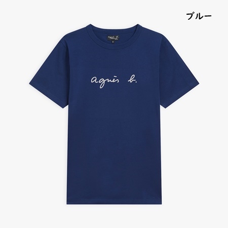 【送料無料】【ラッピング無料】アニエスベー agnes b Tシャツ ロゴTシャツ 日本製 綿100%｜paris-lounge｜02