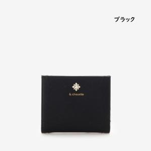 サマンサタバサ &amp;chouette 折財布 ビジュー付き折財布