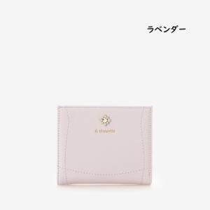 サマンサタバサ &amp;chouette 折財布 ビジュー付き折財布