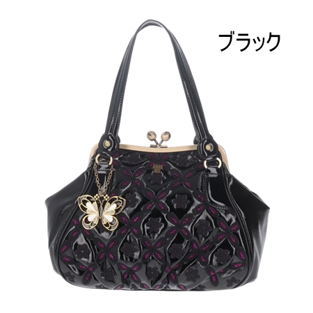 アナスイ ANNASUI ハンドバッグ ニューガーデン 口金ハンドバッグ