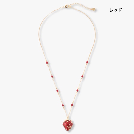 【送料無料】【ラッピング無料】アナスイ ANNASUI ネックレス いちごモチーフ_1