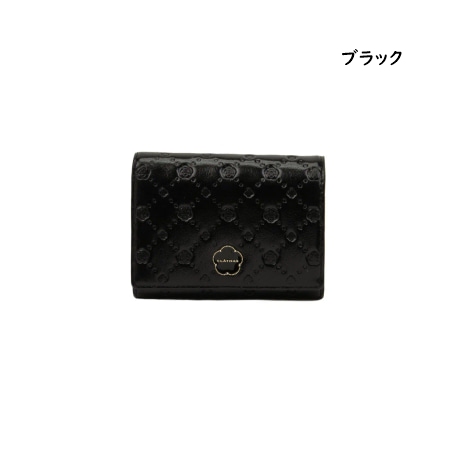 未使用 クレイサス ヘデラ キルトステッチエナメル 二つ折り財布 濃緑 CLATHAS - 未使用 クレイサス ヘデラ キルトステッチエナメル 二つ折り
