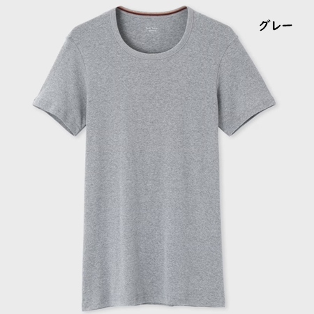 ポールスミス Paul Smith アンダーTシャツ Tシャツ ピマフライス クルーネック 綿100％｜paris-lounge｜02