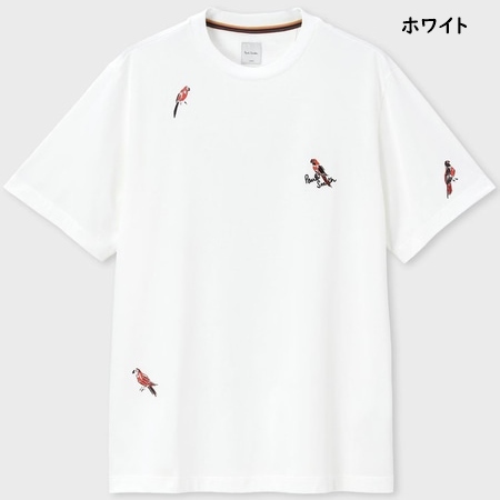 【送料無料】【ラッピング無料】ポールスミス Paul Smith Tシャツ Drawing Birds オーガニックコットン 綿100%