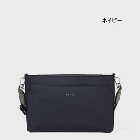 【送料無料】【ラッピング無料】ポールスミス Paul Smith ショルダーバッグ クラッチバッグ シグネチャーストライププラー 2WAY ミニショルダーバッグの画像
