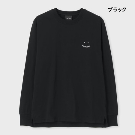 ポールスミス Paul Smith Tシャツ ロンT Happy 長袖カットソー 綿100