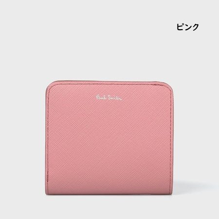 Paul Smith ポール・スミス スワールプラー 2つ折り財布【ピンク】 Paul Smith（ポール・スミス） 財布 折財布 スワールプラー 2つ折り