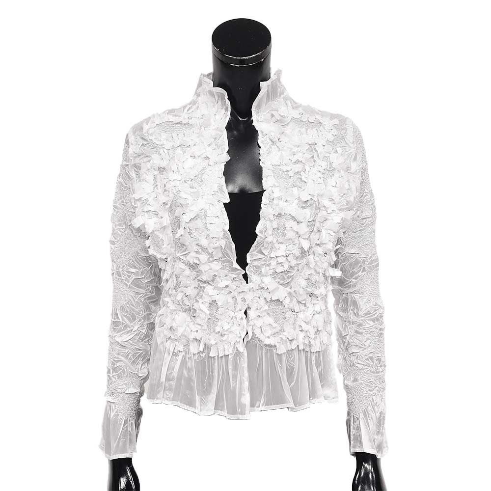 SPECCHIO（スペッチオ） ジャケット ボレロ プリーツ 華やか 上品