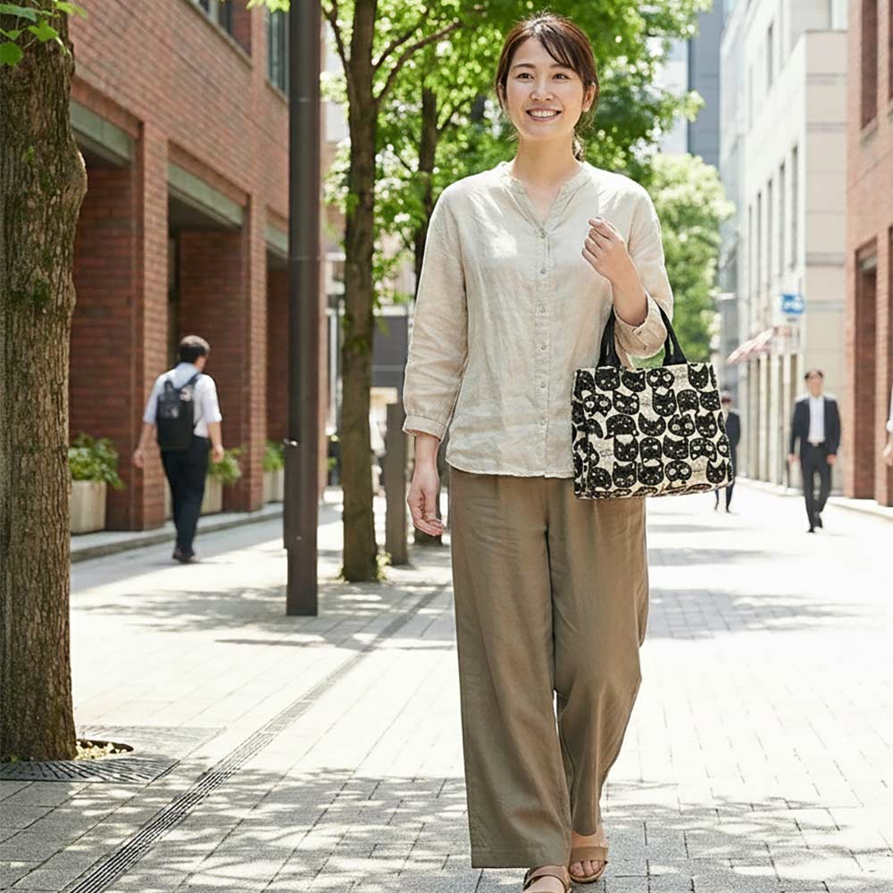 ムーラン バッグ 日本製 尾州織り ショルダーバッグ