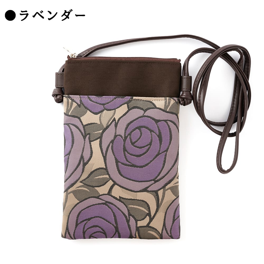 シャーロット 花柄 スマホポシェット スマホショルダー 全5色