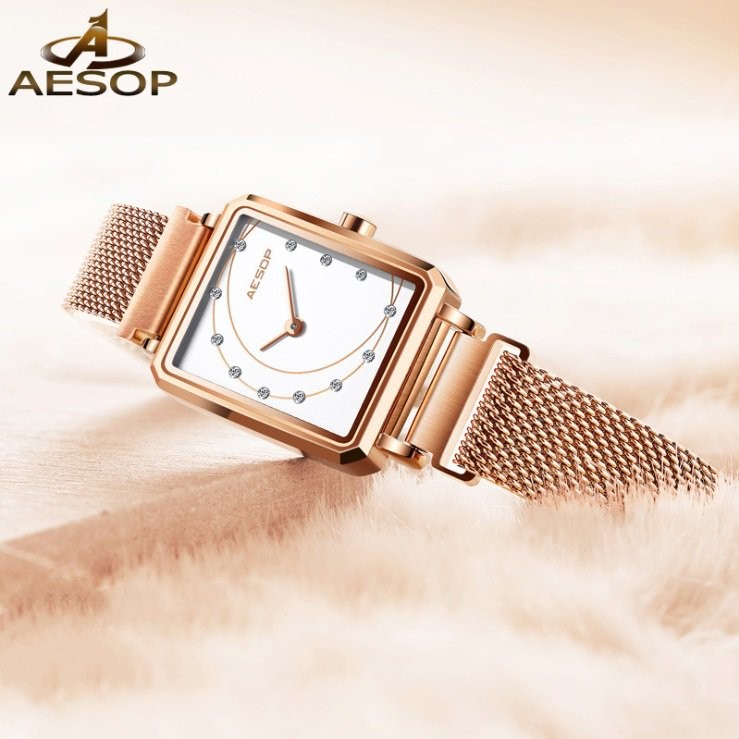 Aesop 腕時計 時計 レディース 女性用ウォッチ ダイヤモンド 