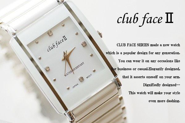 Clubface メンズandレディース 男性用 女性用 腕時計 時計ウォッチ