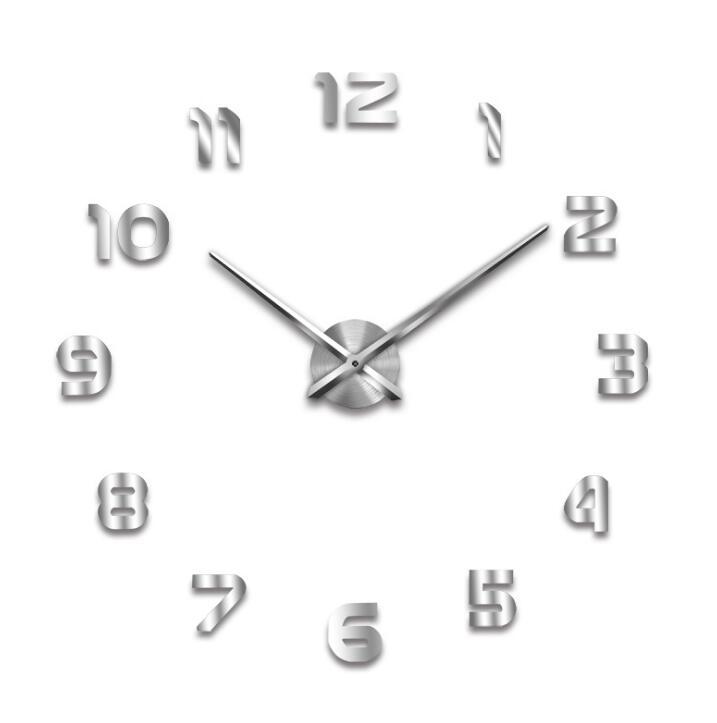 ウオールステッカー 壁時計 掛け時計 大きいサイズ DIY インテリア 室内 ウォールクロック 時計を壁面に自由に設置できる シンプル 部屋装飾 簡単なおしゃれ時計｜parisrose｜03