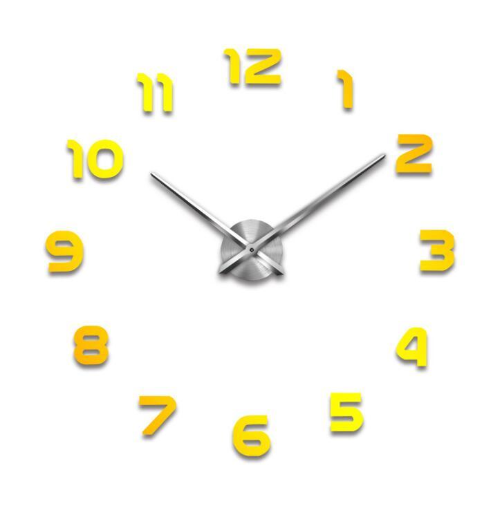 ウオールステッカー 壁時計 掛け時計 大きいサイズ DIY インテリア 室内 ウォールクロック 時計を壁面に自由に設置できる シンプル 部屋装飾 簡単なおしゃれ時計｜parisrose｜04