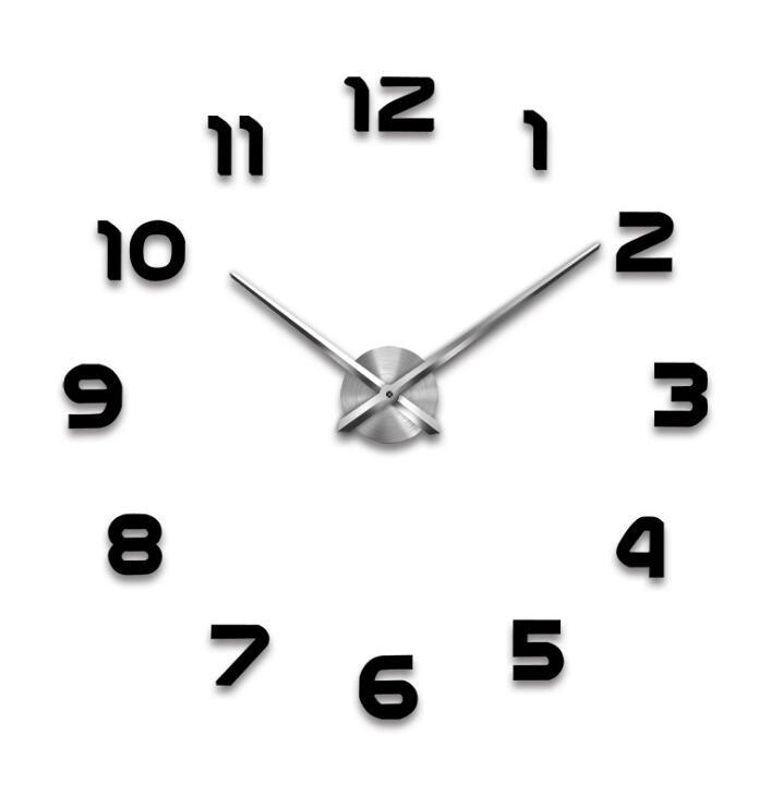 ウオールステッカー 壁時計 掛け時計 大きいサイズ DIY インテリア 室内 ウォールクロック 時計を壁面に自由に設置できる シンプル 部屋装飾 簡単なおしゃれ時計｜parisrose｜05