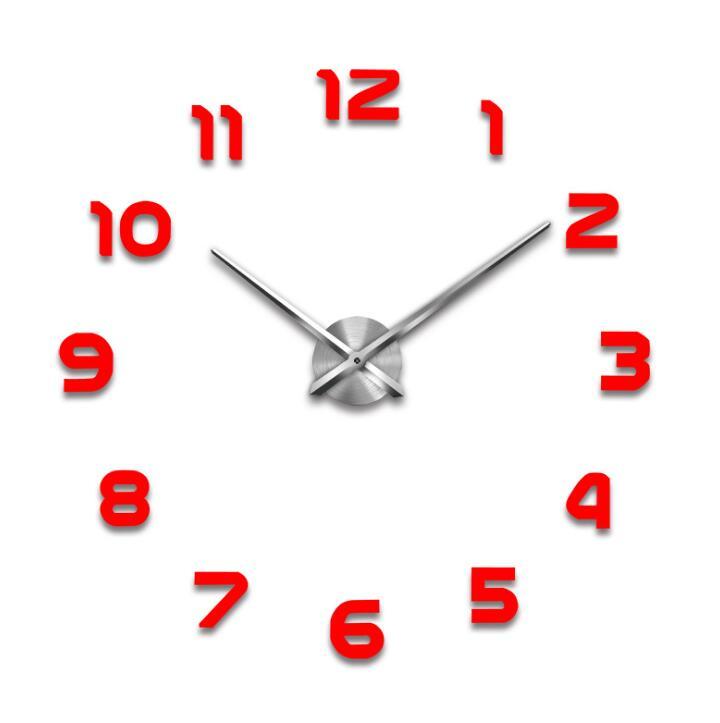 ウオールステッカー 壁時計 掛け時計 大きいサイズ DIY インテリア 室内 ウォールクロック 時計を壁面に自由に設置できる シンプル 部屋装飾 簡単なおしゃれ時計｜parisrose｜02