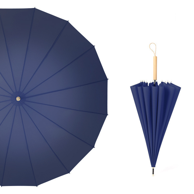 傘 長傘 雨傘 メンズ レディース 軽量 和傘 紳士傘 丈夫 大きな傘 16本骨傘 耐風傘 グラスフ...