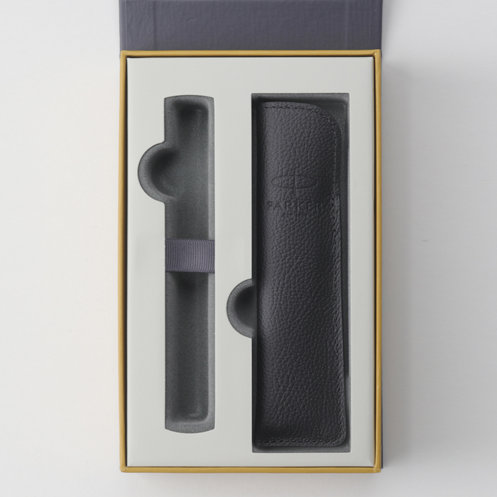 PARKER（パーカー） 公式本革ペンシース付きギフトボックス(※商品と