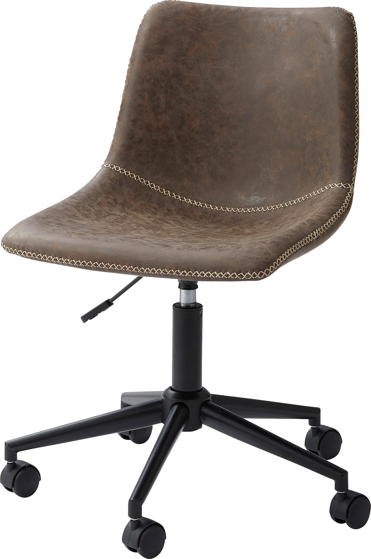 東谷デスクチェア PC-77BR 昇降 ダイニングチェア ソフトレザー