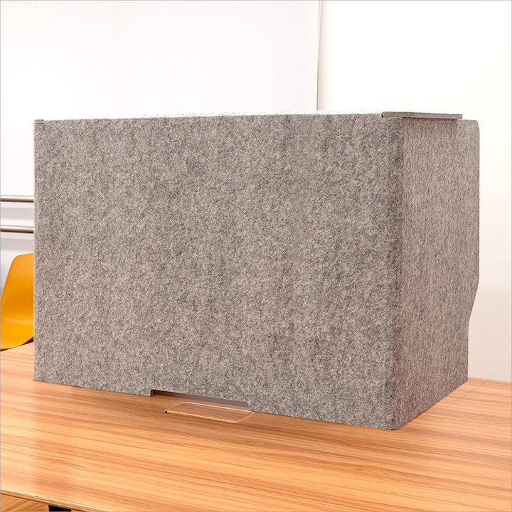 パーテーション(防音・間仕切り) 高さ70cm 幅60cm 屋根付き 折りたたみ パーテーション テレワーク