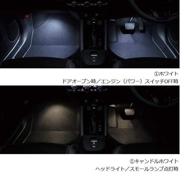 お気に入り HONDA FIT ホンダ フィット インナードアハンドル ドアポケットイルミネーション キャンドルホワイトイルミネーション  08E20-TZA-000A
