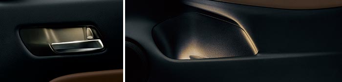 フィット HONDA ホンダ 純正 インナードアハンドル＆ドアポケット