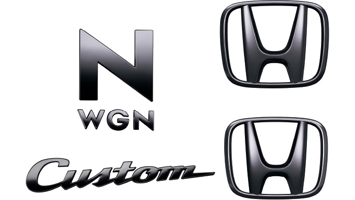 N-WGN HONDA ホンダ 純正 ブラックエンブレム N-WGN Custom JH3 JH4