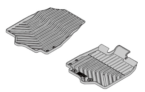 HONDA ホンダ 純正　ラバーマット　縁高タイプ　フロント用　オデッセイ　RC1/RC2/RC4　08P18- T6A- T6C- 010A｜parts-conveni｜03