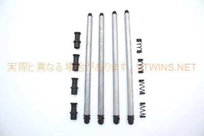 7132-12 Colony Solid Pushrod Kit with Adapters 取寄せ Vツイン