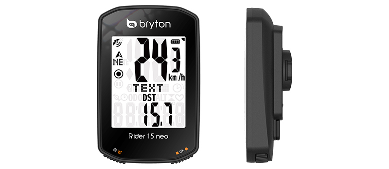 サイクルコンピューター Bryton Rider 15 neo e 本体のみ ブライトン