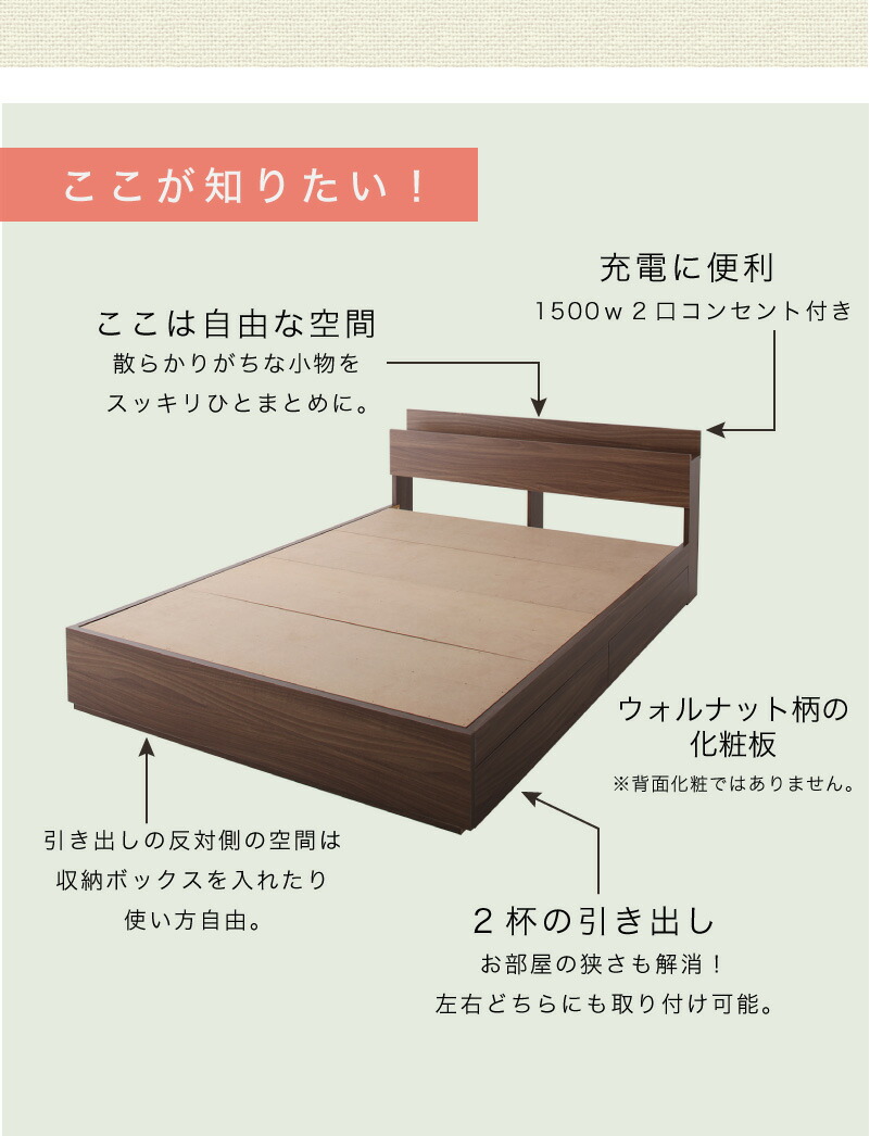製品保証付き ロングセラー 人気 ベッド ベッドフレーム マットレス