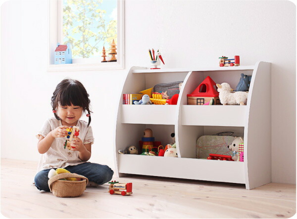子供用収納 シンプルデザイン キッズ収納家具シリーズ CREA クレア