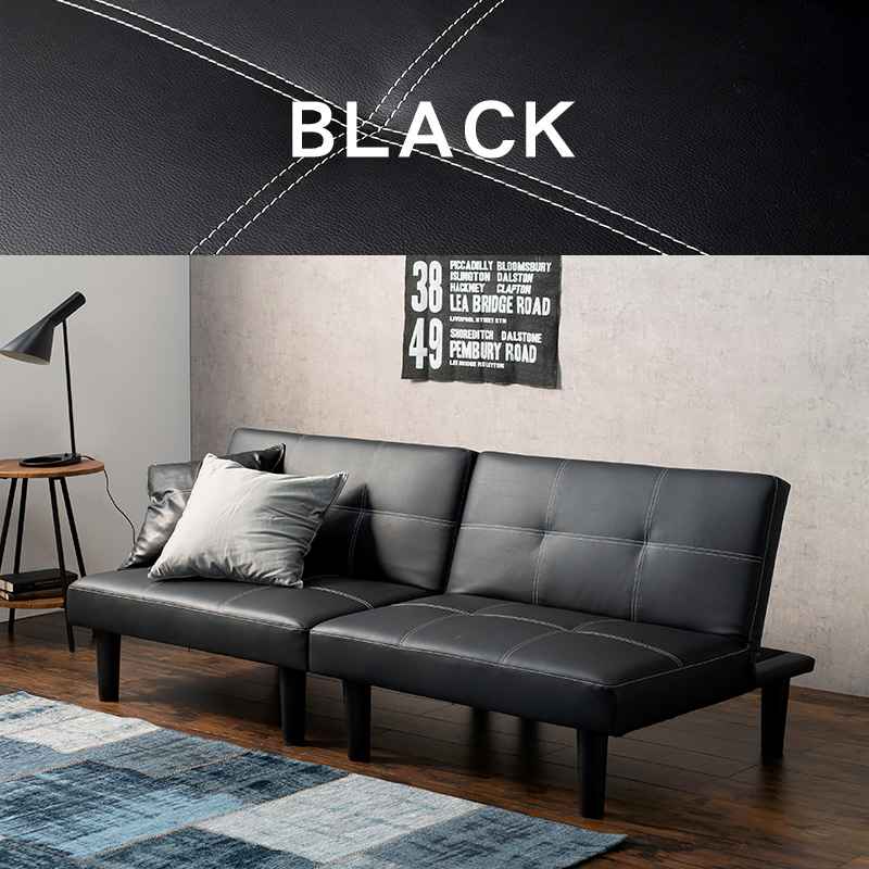 最短7月7日出荷 】ソファベッド（LSF） 180×86×68cm : パーツ