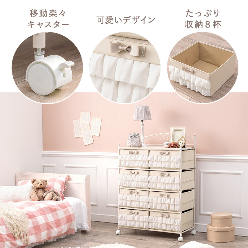 チェスト-KCH/8杯タイプ 8杯タイプ 76×36×109cm : パーツボックス