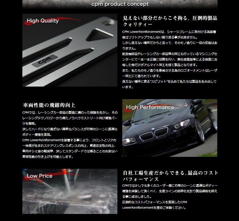 CPM LowerReinforcement（ロアレインフォースメント） VW