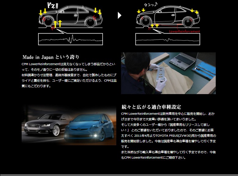 CPM Lower Reinforcement VW ゴルフ CPM LowerReinforcement（ロアレインフォースメント） VW