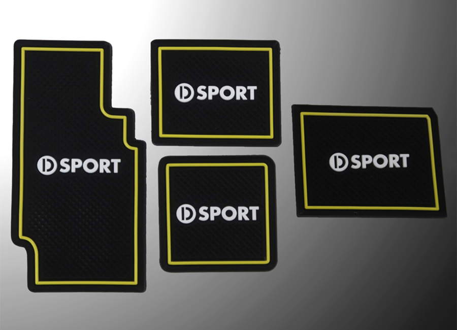 【新品】コペン　L880K D-SPORT 3Dカーペットマット左右　廃盤品 コペン L880K ダイハツ DSPORT ラバーマット D-SPORT 08230-E080-YE