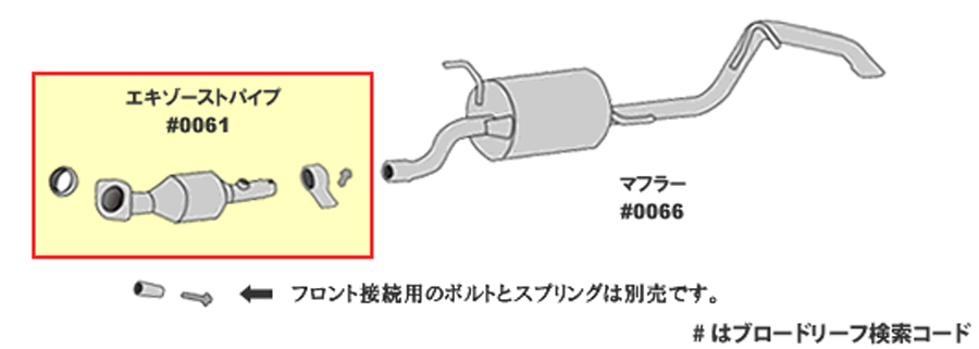 エブリイワゴン DA64W スズキ HST 触媒付マフラー 096-875C パイプステンレス 車検対応 純正同等