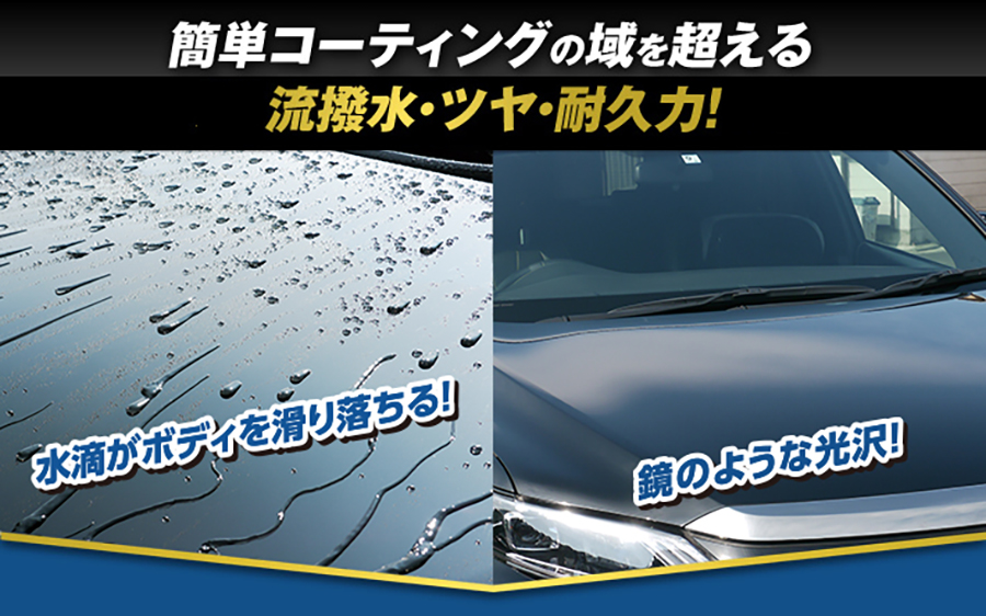 KURE クレ ルックス レインコート 1190 簡単コーティング 流撥水 ツヤ 耐久力 ボディコート 外装塗装 プラスチック オールカラー E1E1 関連画像1