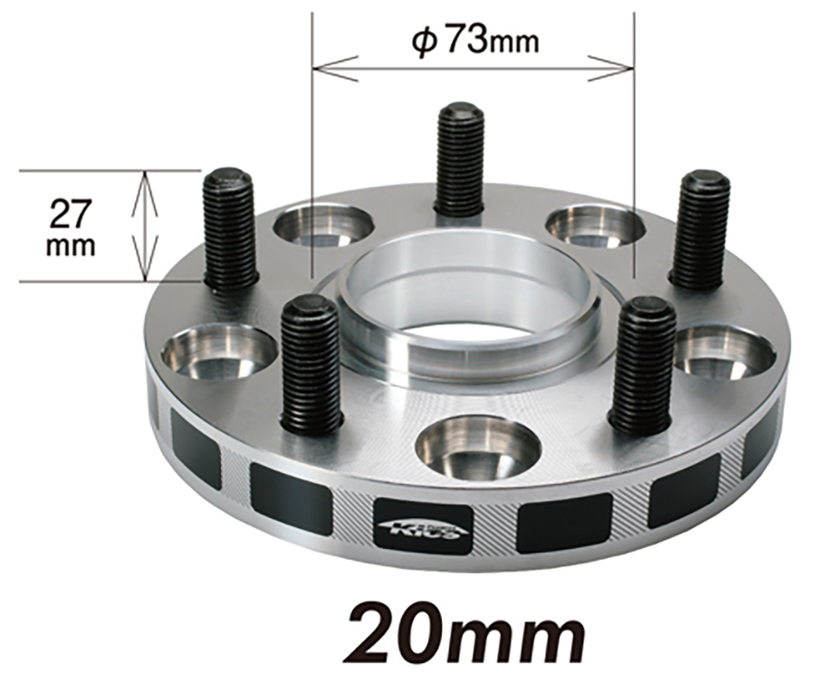 協永 KYO-EI ワイドトレッドスペーサー 4穴 4020W1-54 厚み 20mm 2枚