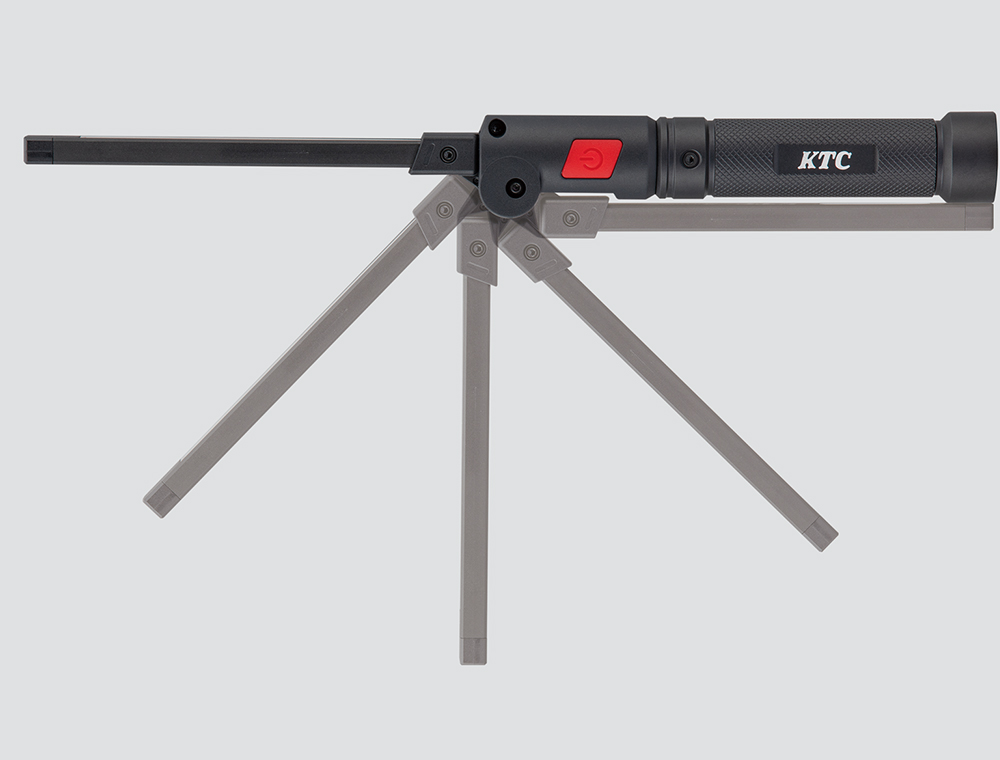 充電式LED折りたたみライト AL815W KTC 180°無段階で開閉が可能な