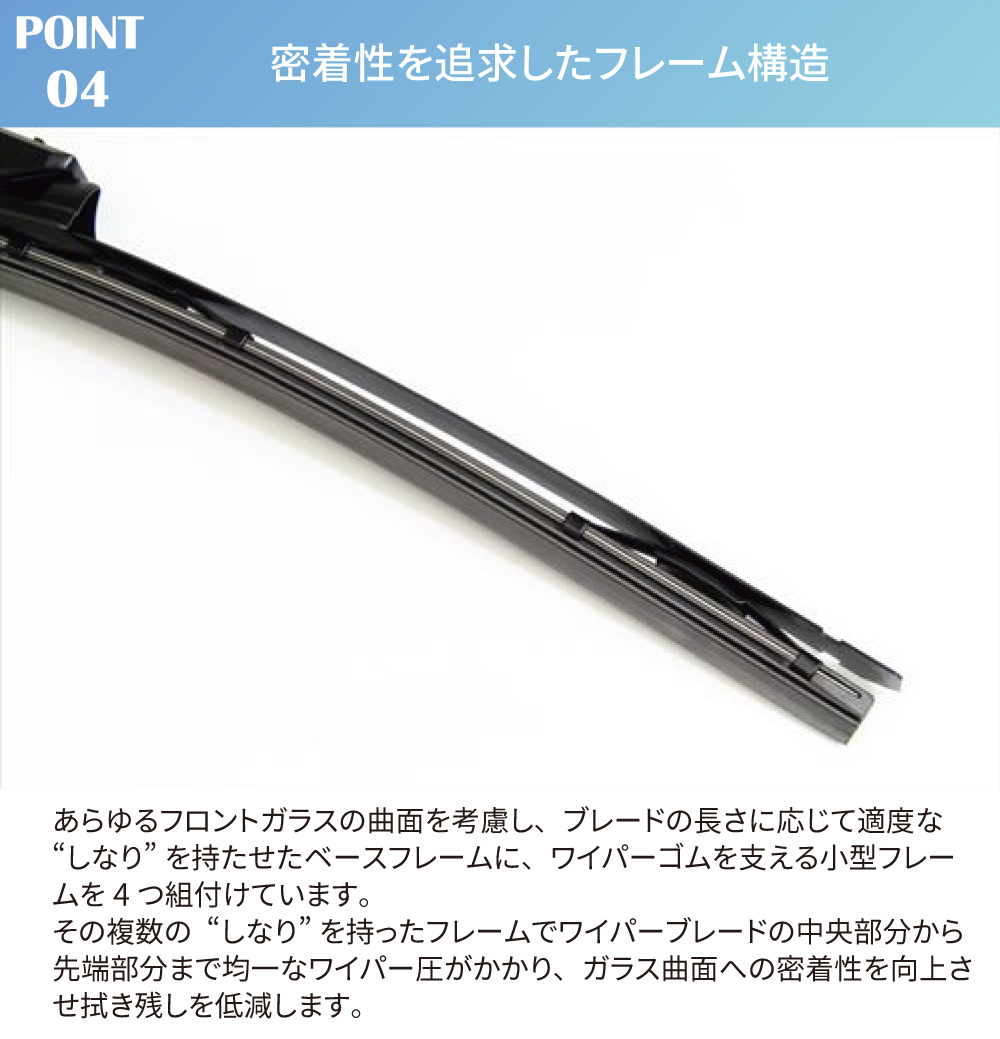 グランドチェロキー WK36 JEEP 撥水ワイパー ベロフワイパー 運転席 助手席 2本セット IFW550 IFW525 外車用 輸入車用  雨用ワイパー